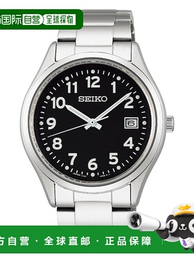 【日本直邮】精工手表Selection S 系列男士太阳能表 SBPX155 银