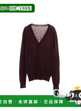 日本直邮中古Dior迪奥男B级9新cardigan开衫羊毛上衣红色