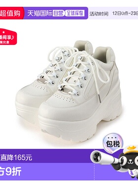 【日本直邮】Cst&p女士休闲鞋个性厚底透气系带款日常百搭时尚