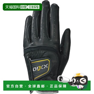 【日本直邮】邓禄普XXIO男士高尔夫手套（左手）GGG-X019 黑色 尺