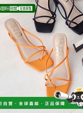 日本直邮KOBE LETTUCE 绳带穆勒鞋 [I2578] 黑色