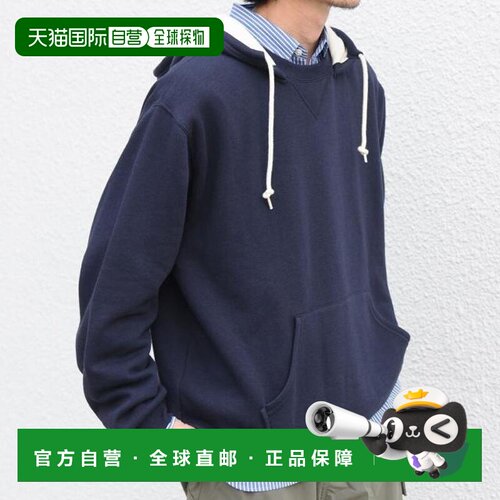 SHIPS any 别注 RUSSELL ATHLETIC 单点徽标 内起绒 套头卫衣内搭
