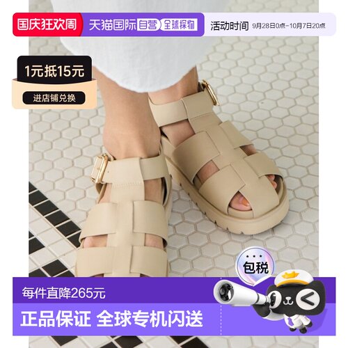 BARNYARDSTORM 女士 轻量编带固特罗砂砾风凉鞋 6【付后1h可退】