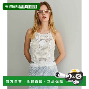 女士手工花卉刺绣吊带上衣 SPECIAL 2125 日本直邮MAISON 1h可退