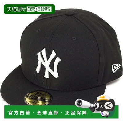 日本直邮NEW ERA 59FIFTY 纽约洋基队棒球帽 [14525208] 黑色/雪
