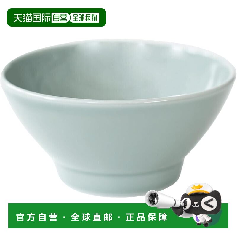【日本直邮】西海陶器 波佐見焼 普通饭碗茶碗 灰色 直径约 12cm