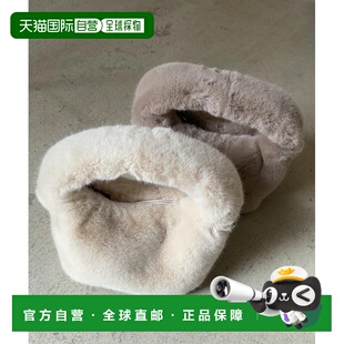 日本直邮HINNA cottage 女装 仿毛绒2WAY手提包 可调节肩带 W2201