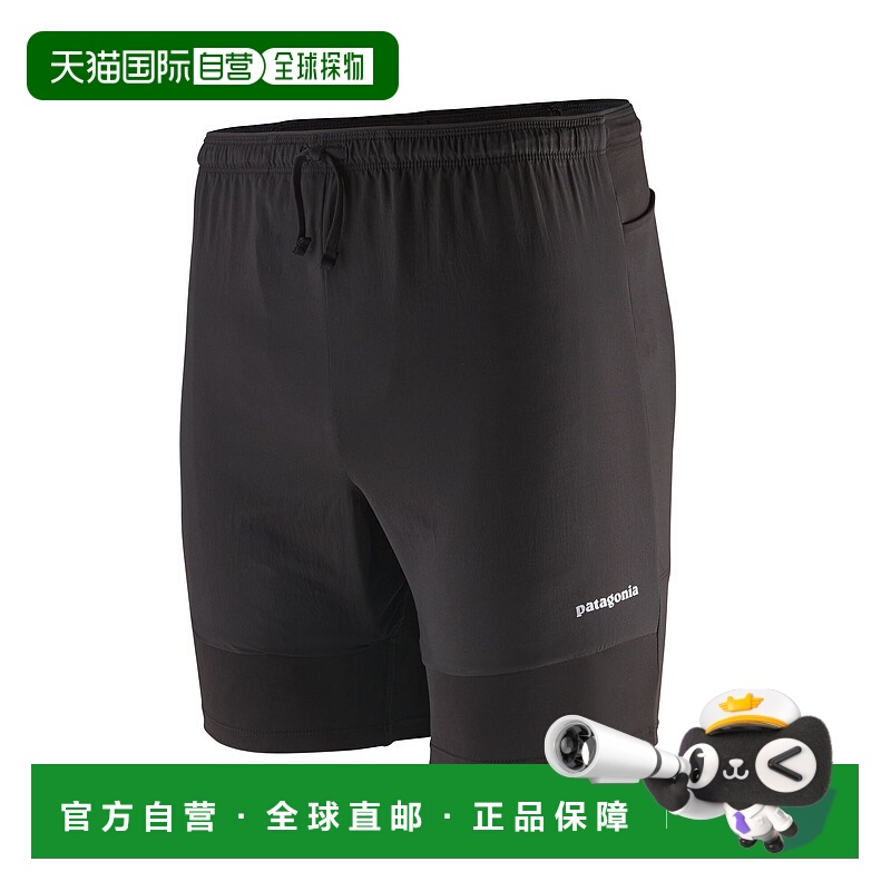 日潮跑腿patagonia巴塔哥尼亚 男士 Endless Run 短裤 6 英寸 BLK