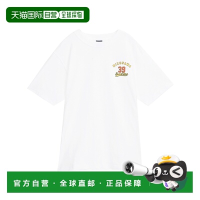 日本直邮NEWBALANCE圆领宽松套头短袖T恤男款 MT51737-WT