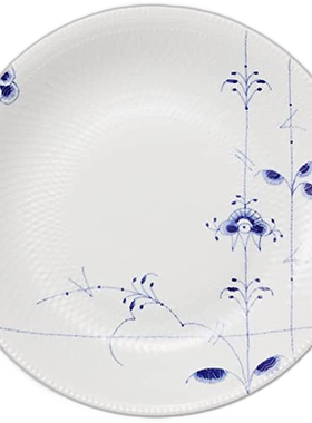 日本直邮ROYAL COPENHAGEN 棕榈叶深盘 1016960 白色 26cm