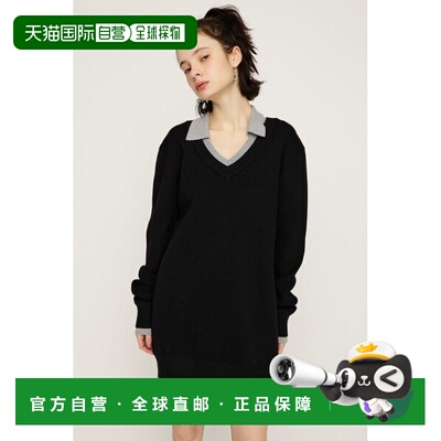日本直邮SLY LAYERED V／N HG 连衣裙 [392905592]