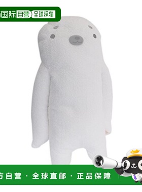 【日本直邮】SHINADA Fumofumosan毛绒公仔 AISU L 白色 FMIS-009