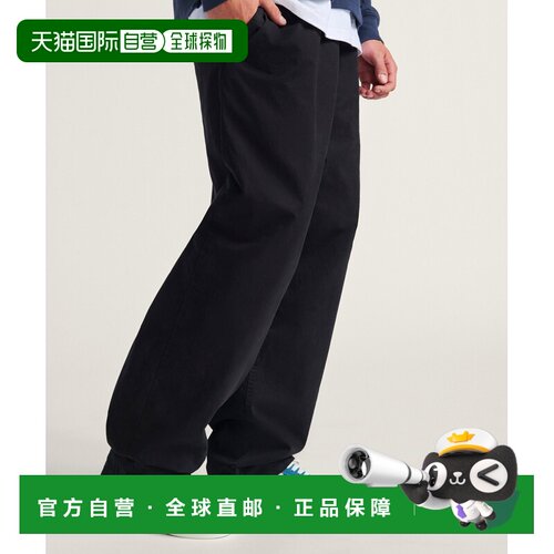 日本直邮VANS 男女同款 全棉宽松锥形抽绳裤 VN00000DBLK