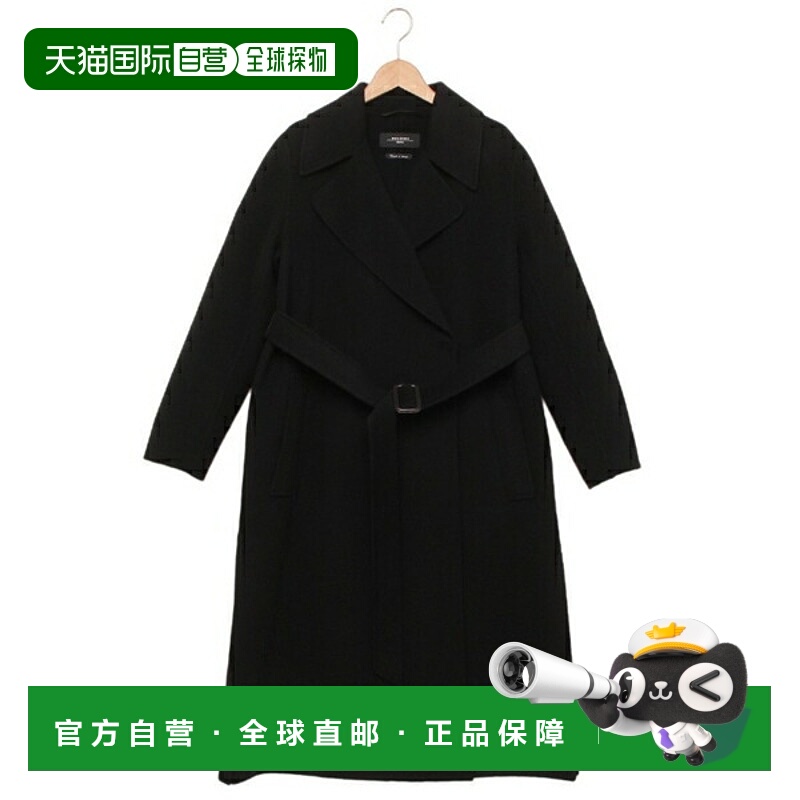 日本直邮Max Mara Manu 绳编外套黑色女士2525016021600 013