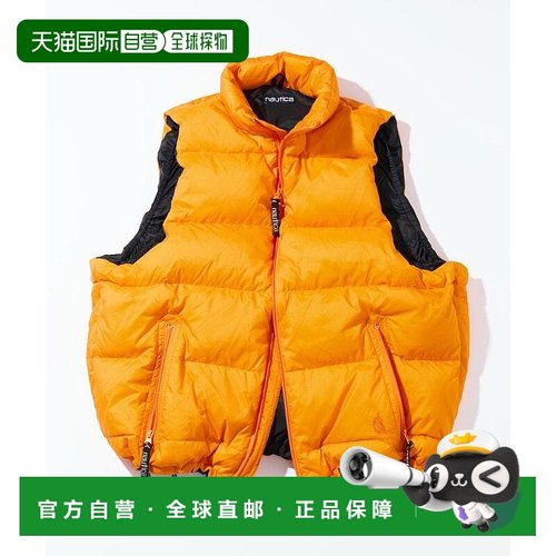 1h可退 日本直邮NAUTICA男装700FP高蓬松度尼龙羽绒背心 vintage