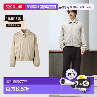 日潮跑腿优衣库男女装PUFFTECH空气棉服休闲短茄克外套夹克479411