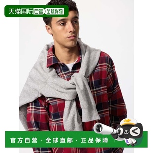 日本直邮Uniqlo 法兰绒格纹衬衫 481227优衣库上衣