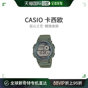 日本直邮 CASIO卡西欧手表数字AE 1000W 石英 3A男士 海外模式