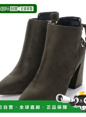 【日本直邮】Style Block 后背系带靴（绿色）短靴