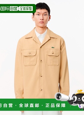 日本直邮 无 雷 rayon 混纺重磅军事风衬衫