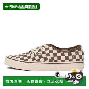 日本直邮Vans Authentic Checkerboard 舒适简约 防滑耐磨 低帮