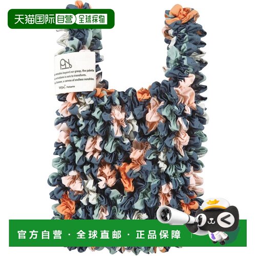 【日本直邮】【2025】Wpc. 图案抽绳包 盛开的郁金香 灰色 W141-4