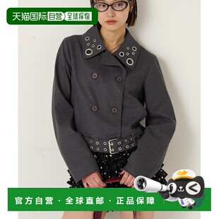 1h可退 日本直邮WHO'S WHO gallery 女士 短款P风夹克 金属孔饰设