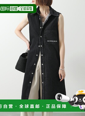 日本直邮MM6 KIDS 儿童连衣裙 M60755 MM04R 女童牛仔双色背心马