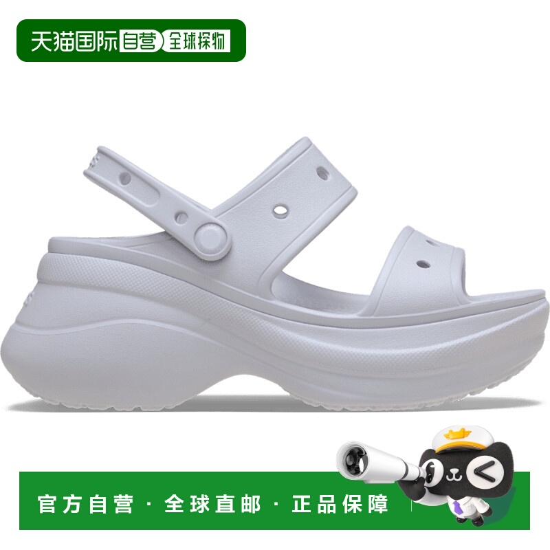 日本直邮CROCS卡骆驰女款时尚凉拖206749-5BO新款凉鞋厚底