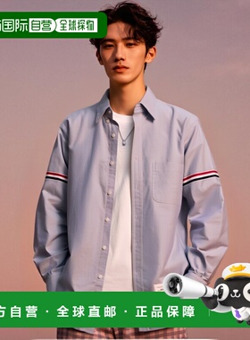 日本直邮Thom Browne 衬衫衬衫蓝色男士 THOM BROWNE MWL150E F03