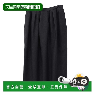 1h可退 日本直邮martinique女士亚麻混纺打褶闪光长裙（可套装）