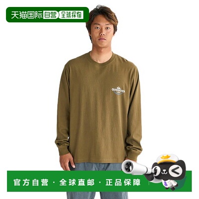 日本直邮Quiksilver Quick Silver 男士 TYPED OUT 长袖T恤 25SPQ