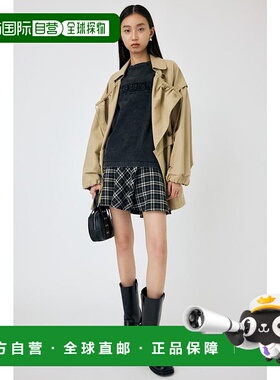日本直邮MOUSSY TARTAN ASSYMMETRY 迷你短裙 [MO1164EW032331]