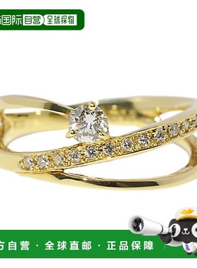 日本直邮(264504) 戒指尾戒 18k 18k 金戒指 黄金钻石时尚戒指 女