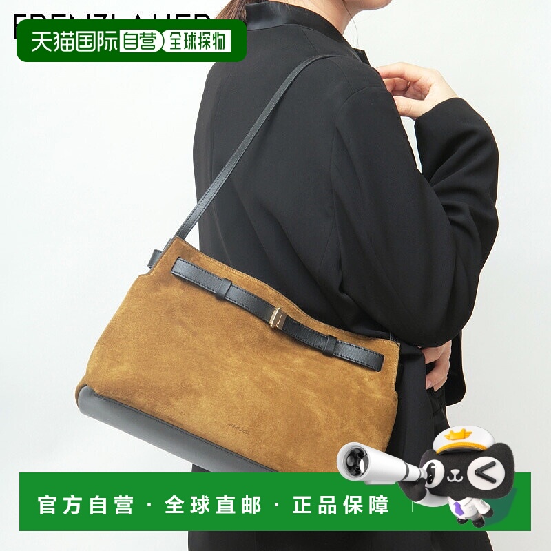 日本直邮FRENZLAUER Franz Lauer 单肩包绒面革和真皮女士 GRETA