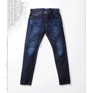 1h可退 日本直邮EDWIN 男士限定款纽扣飞机头修身小脚牛仔裤 日本