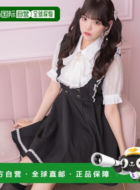 1h可退 日本直邮ROJITA 女装 约克设计领结连衣裙 蕾丝拼接 15232