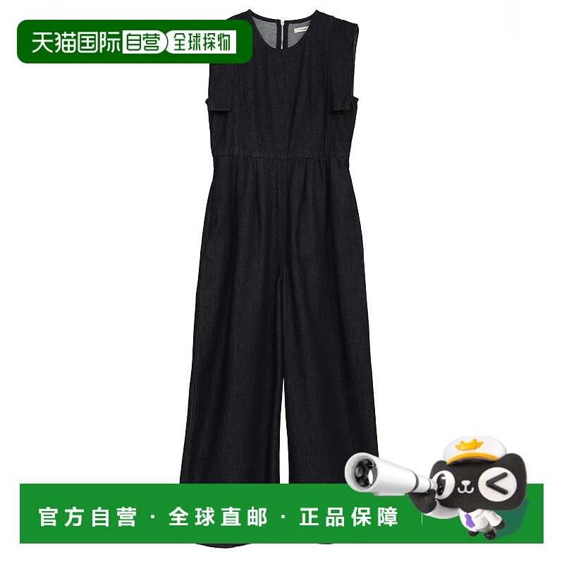 1h可退 日本直邮CLANE 女装 方形袖廓形牛仔连体裤 125511012