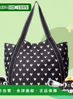 【日本直邮】Disney迪士尼手提袋大容量米老鼠A3 DPMI-1003黑DMK-