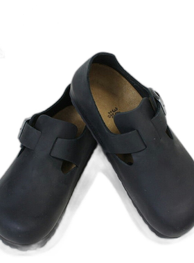 日本直邮BIRKENSTOCK时尚休闲鞋男女同款包头系扣皮质凉鞋