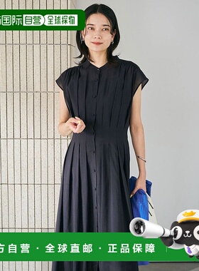 日本直邮UNITED ARROWS 宽松法式袖腰部打褶连衣裙 GR1634EW03501