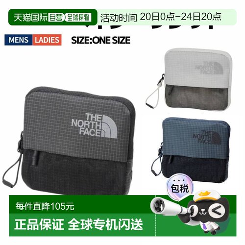 日本直邮The North Face Hazy Wallet男女通用休闲钱包NM82460 K