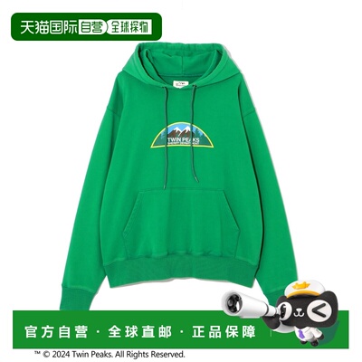 1h可退 日本直邮MANASTASH 男女同款Twin Peaks印花连帽卫衣 7924