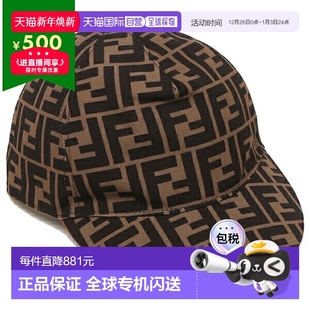 FXQ498 日本直邮FENDI FENDI FF男女 F0HEZ 帽子棒球帽调节带