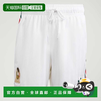 日本直邮Adidas/阿迪达斯徽章休闲复古运动短裤男女同款 JZ6484