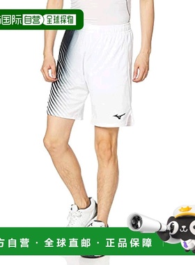 【日本直邮】Mizuno美津浓 网球运动短裤M 白色 62JB0101休闲裤