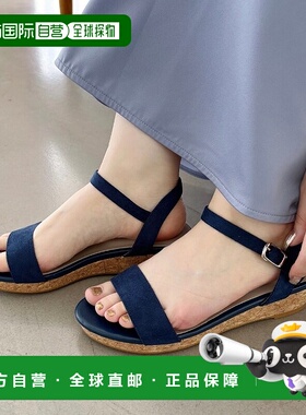 日本直邮Oriental Traffic 2025春夏新作楔形鞋底单带凉鞋 55203