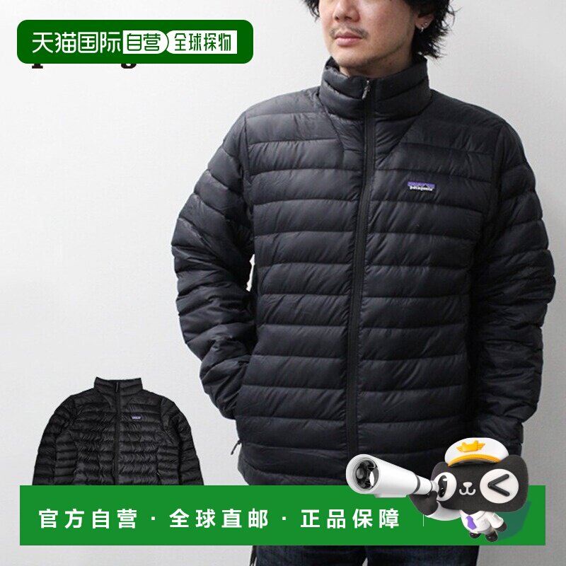日本直邮Patagonia 男士羽绒服84675黑色长袖非常适合户外活动