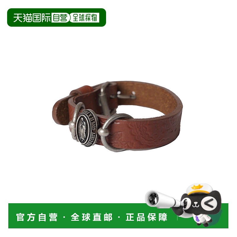 1h可退 日本直邮Subciety 男女同款 镂空玛利亚徽章 佩斯利压纹牛