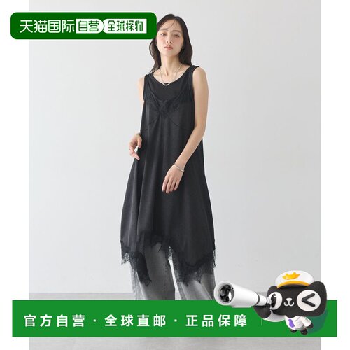 日本直邮earth music&ecology 女装 蕾丝吊带连衣裙 01002080600
